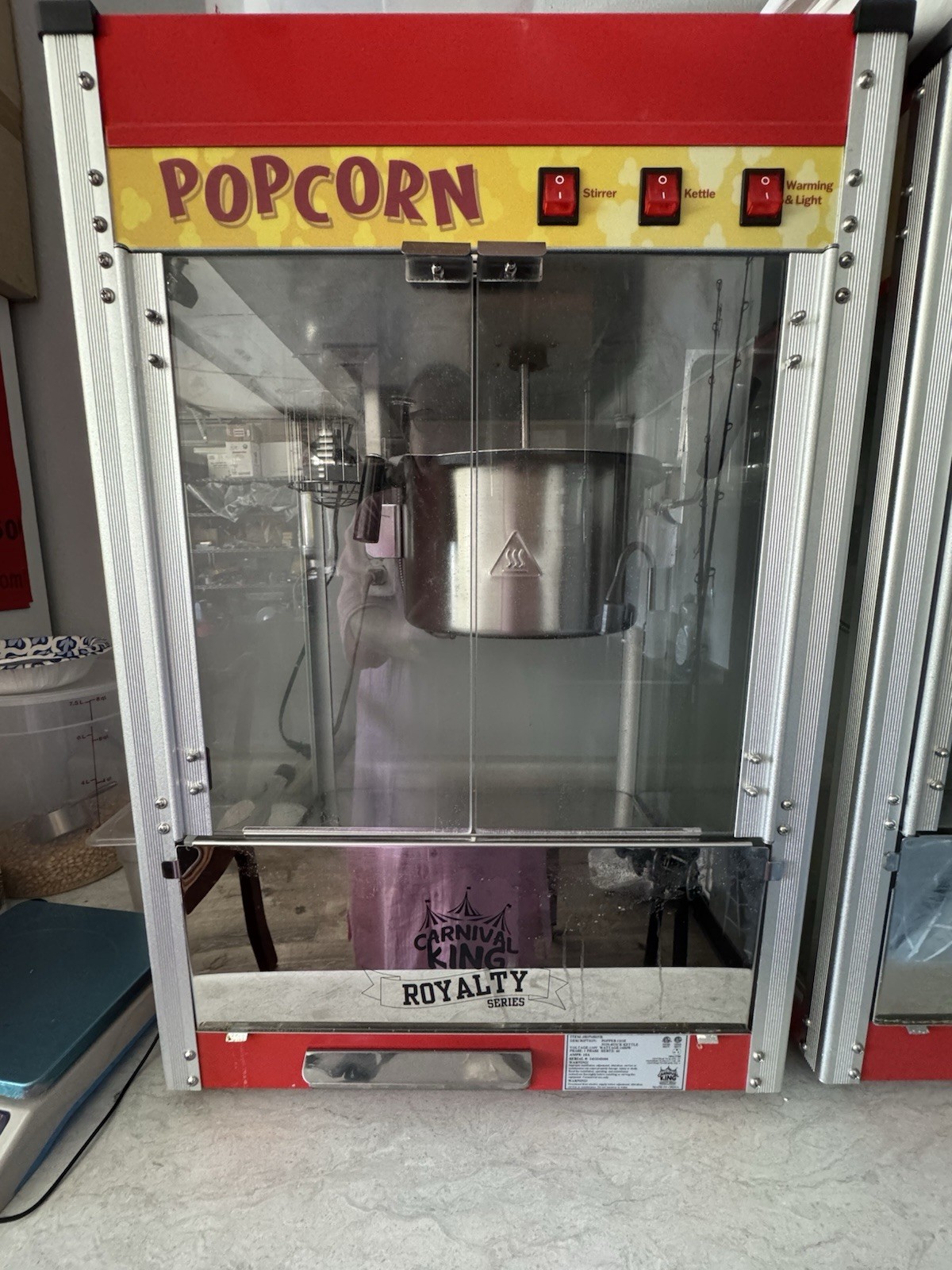 Popcorn Kettle 12oz Popping Machine By Carnival King