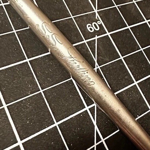 SS Lurline Luxury Ship Fork Tablewear Engraved Hawaii 1930s Antique Boat