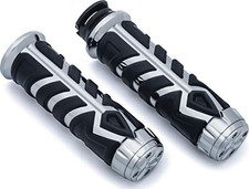 Kuryakyn 5628 Spear Hand Grips for 15-19 Indian Scout Motorcycles, Chrome, Pair