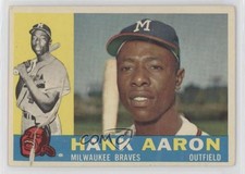 1960 Topps Hank Aaron #300 HOF 14tz