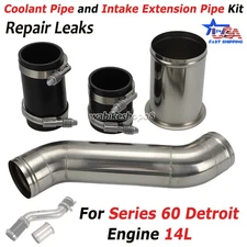 For Detroit Engine 14L Series60 Coolant Pipe and Intake Extension Pipe Kit Steel