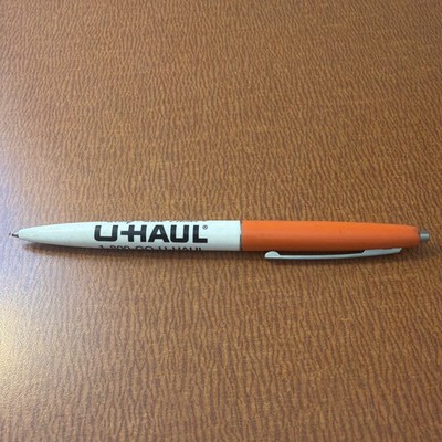 Vintage Bic Click U-Haul  Ball Point Pen  Moving Made Easier 