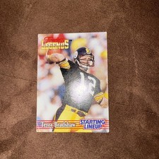 1995 Kenner Starting Lineup  Timeless Legends Terry Bradshaw Card 
