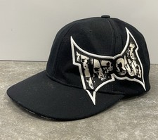 Tapout Tap Out MMA UFC Fighting Skulls Fitted Black Cap Tek Flex Adult Size L/XL