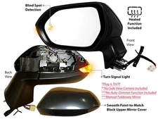 Signal & Blind Spot Mirror for Toyota Corolla 2019-2025 Driver Side TO1320395