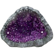 Blue Ribbon EE-1136 Skull Geode Stone Exotic Environments 6.5 inch, Purple