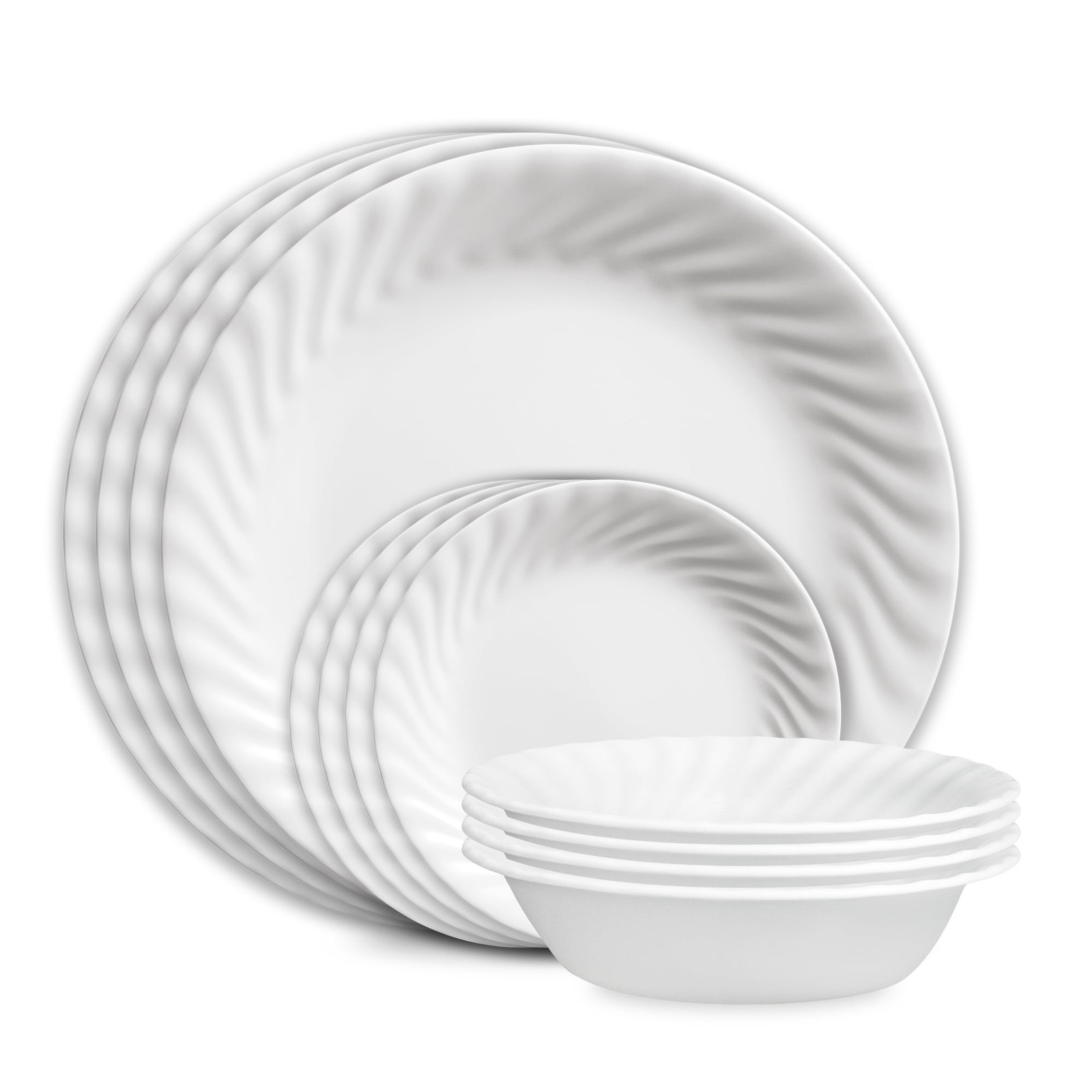 Corelle Enhancements 12-Piece Glass Dinnerware Set (Service 