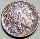 1938 Double D Mint Error United States Buffalo Nickel - AU Full Horn - Lot 301
