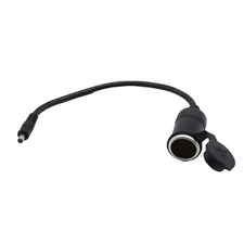 15A Plug Cable DC 5.5 x 2.1mm Male to Car Cigarette Lighter Female Socket Power