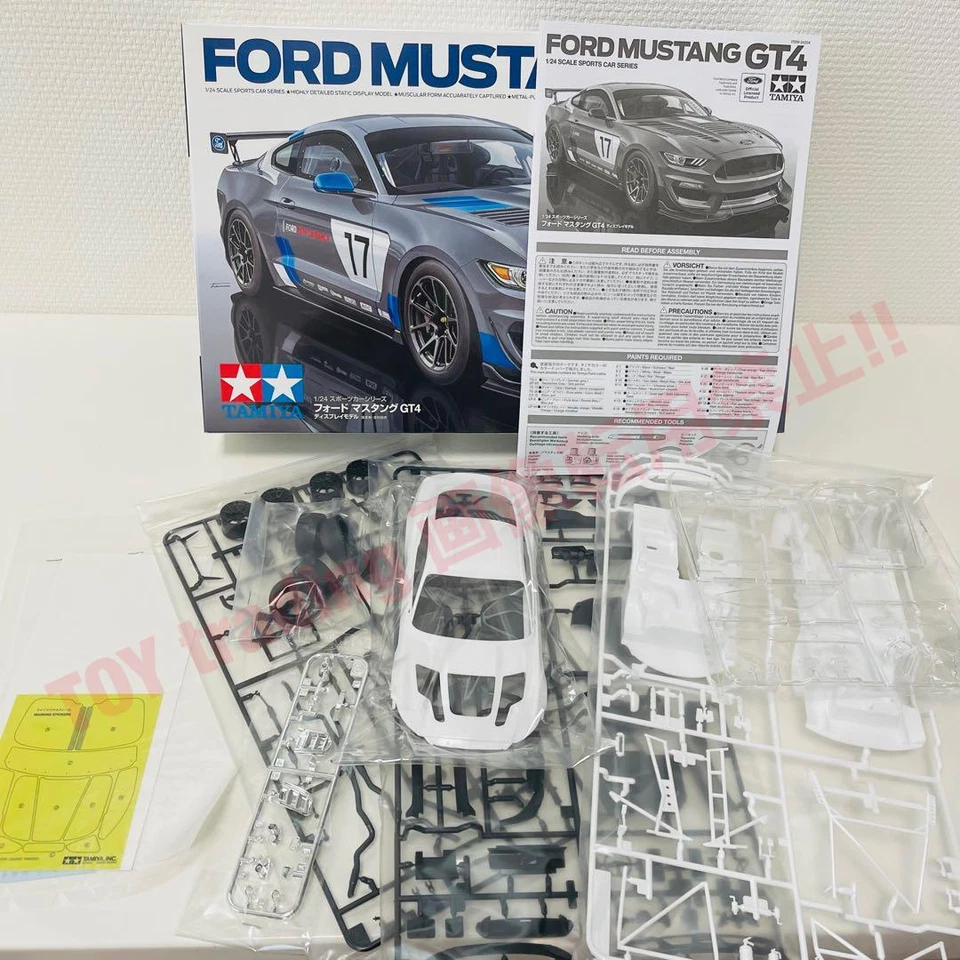 Tamiya 1/24 Ford Mustang GT4 Sports car series No.354 plastic model - Image 2 of 3