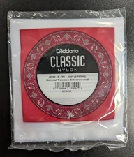 D'Addario J2704 Wound Nylon Classical GuitarString 4th String D ( pack of 5 )