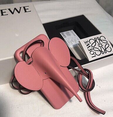 Loewe IPhone X Pink Elephant Cell Phone Case In Box! W/ Leather Strap | eBay