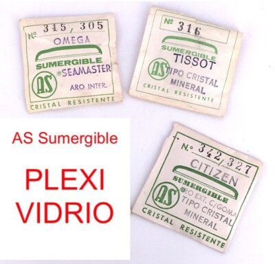 Nos [1 PC] Plexi as Kristall Wasserdicht (314-390) Fit für Omega Seiko Citizen