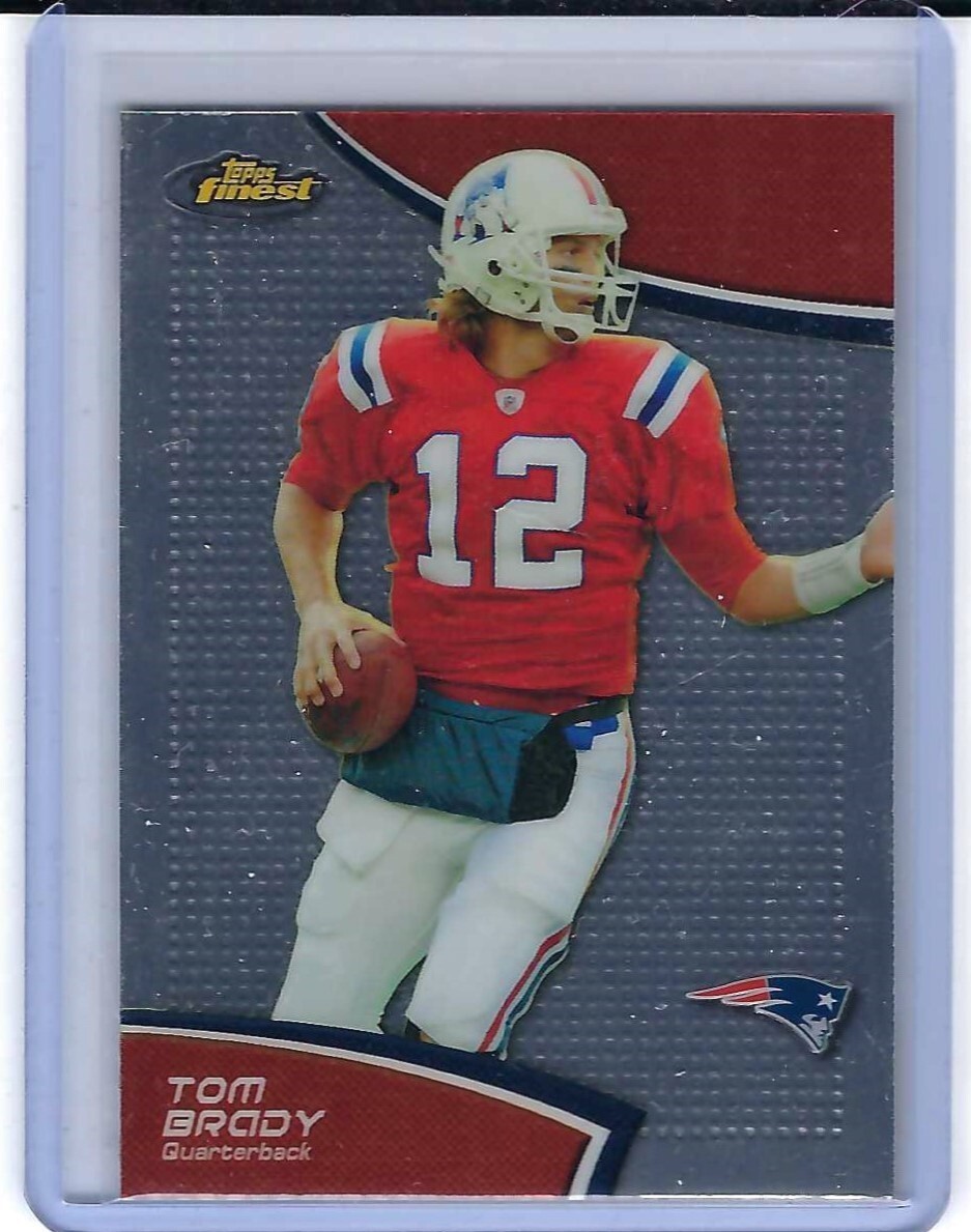 2011 TOPPS FINEST FOOTBALL TOM BRADY #70 - NM OR BETTER