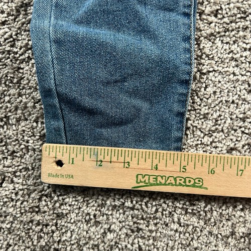 Vintage Levis Silver Tab Jeans Girls 12R Blue Mini Mom Denim Adjustable Waist - Picture 7 of 14