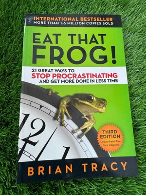 Eat That Frog von Brian Tracy Hör auf zu zögern und erledige mehr Englisch Buch
