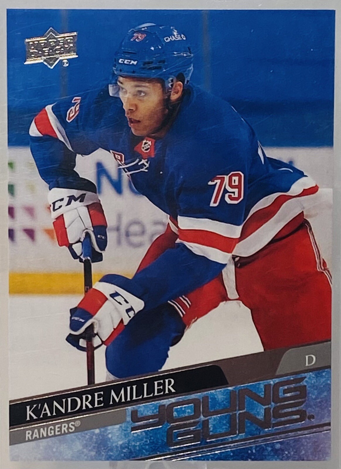 K’Andre Miller 2020-21 Upper Deck Series 2 Young Guns #469 New York Rangers