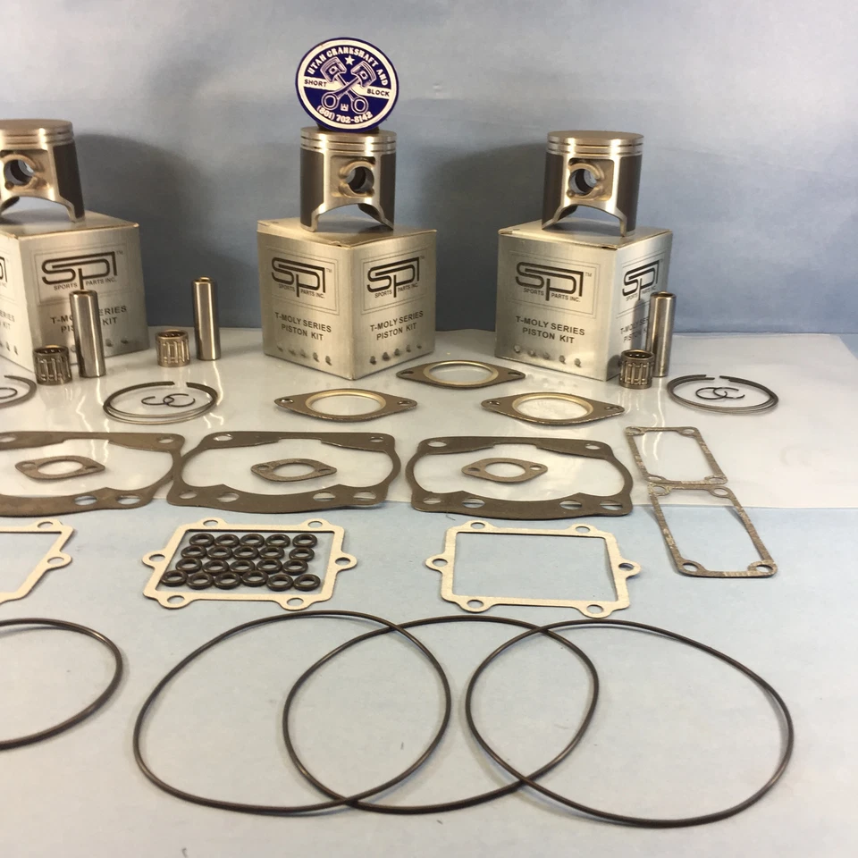 NEW ARCTIC CAT 600 TOP END KIT SPI PISTONS GASKETS 1995-2000 ZRT POWDER EX - Image 3 of 4