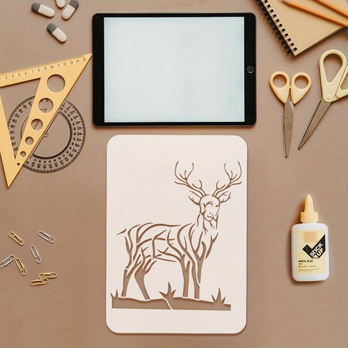 1pc Plastic Hollow Out Drawing Painting Stencils Templates for Painting - Picture 3 of 6