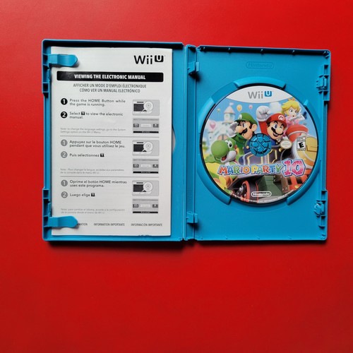 Mario Party 10 Nintendo Wii U Complete Disc & Case Manual Read Description - Picture 2 of 12