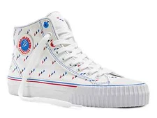 PF FLYERS PM14OH7A ROLLAN BEERY/CENTER HI Mn's (M) White Canvas Skate Shoes