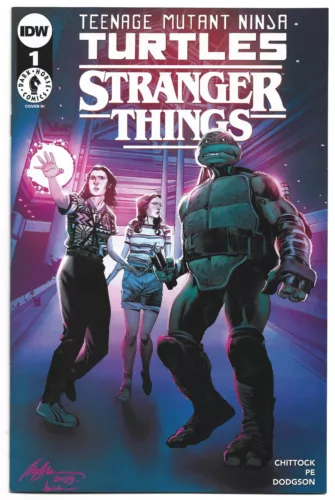 Teenage Mutant Ninja Turtles Stranger Things #1 1:100 Albuquerque Var IDW VF/NM