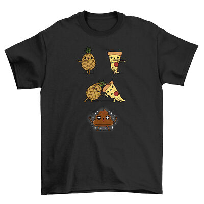 Pizza Ananas Poo T-Shirt - köstlich lustig! Urkomisches Design mit Pizza, Pi