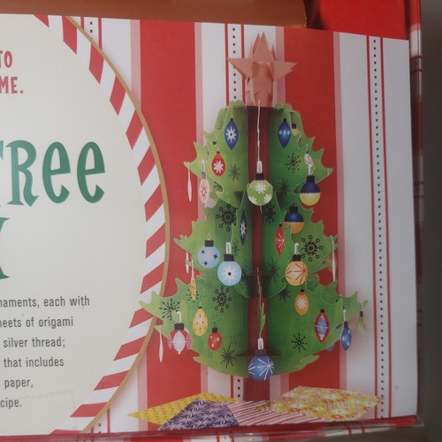 Reusable 2' Build Your Own Christmas Tree in a Box Origami Ornaments Book Kit - Picture 4 of 11