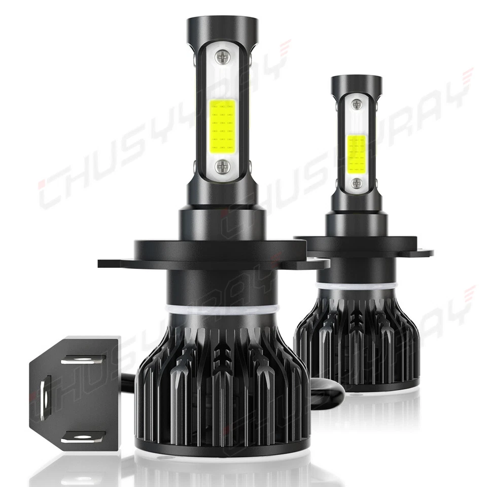 2x Alta Potencia 9003 LED Faro H4 Bombillas Luz para Yamaha YZF R1 1998-2002 2003 Foto 2 de 4