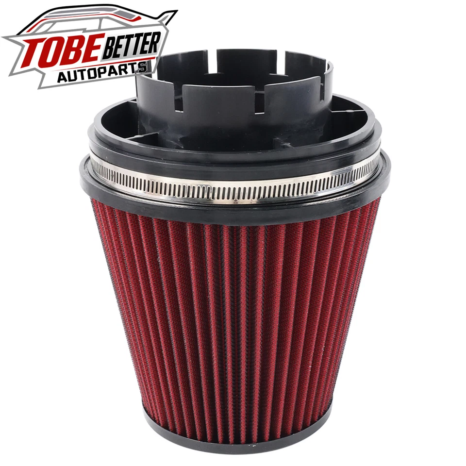 4" Cold Air Intake Filter Kit For LS Swap LS1 LS2 LS3 LQ4 LQ9 4.8 5.3L 5.7L 6.0L Foto 3 de 4