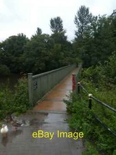 Photo 6x4 Pedestrian bridge, surroundings of Caerphilly Castle Caerphilly c2021