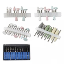 Dental Lab Tungsten Carbide Drill Burs 2.35mm RA&HP Polishing Kit Mixed SA