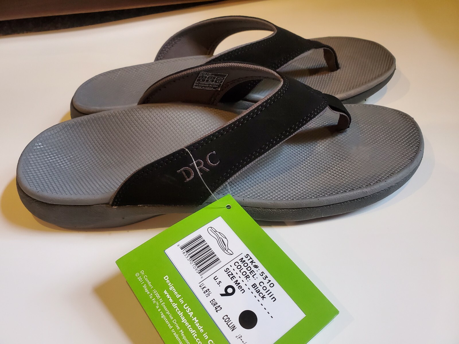 dr comfort men's sandals