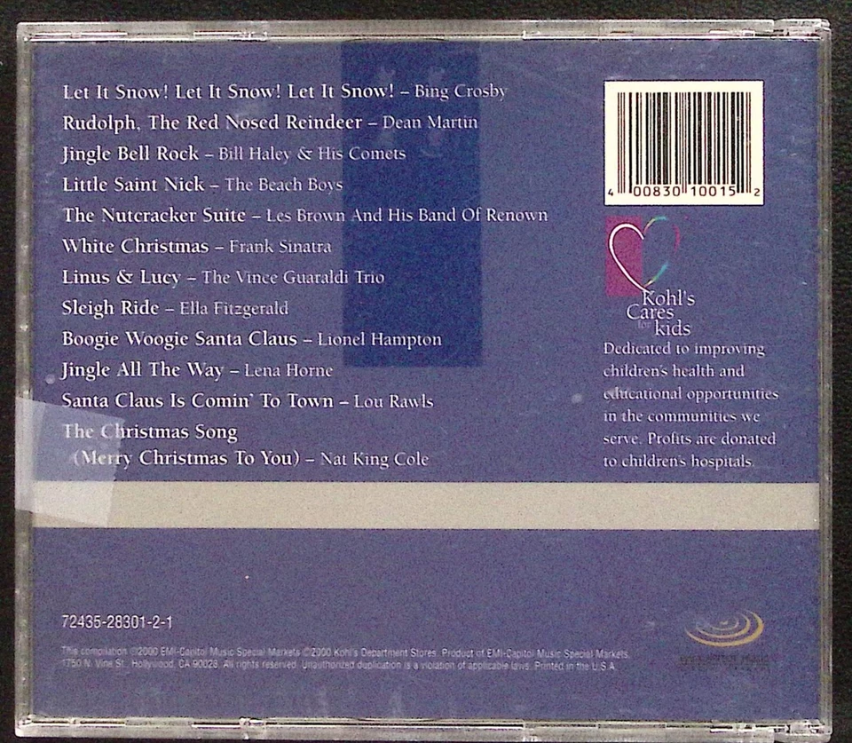 KOHLS DEPT STORE KOHL'S CARES FOR KIDS SONGS OF THE SEASON 2000  CD 1950 — 第 2/4 张图片