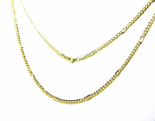 HALSKETTE 18K 750/1000 GELBGOLD HERRENKETTE Unisex Rebhuhn Klumpen 50 cm - Bild 6 von 8