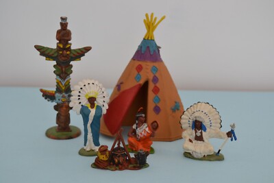 Britains Herald Indianer Camp Set
