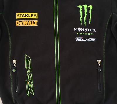 Monster Energy Tech3 Tech 3 mens Black Racing Motorsport Fleece