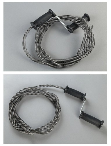 5M Manual Plumber's Drain Snake Cleaner Unblocker for Sink Waste Pipe Sewer - Picture 3 of 4