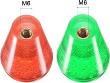 Joystick Head Rocker Ball Top Handle Arcade Game Replacement Red G Ellipse Oval