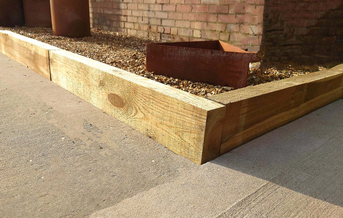 Lightgauge Railway Sleeper Garden