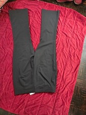 H M Women  s Black Wide Leg Pants Size 18  High Waist Loose Fit Trousers