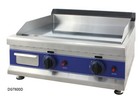 Commercial Table Top Lpg Gas Griddle Smooth 2 zone Grill With 2 Burners