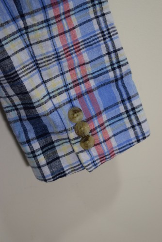 Janie & Jack BOYS 7 Easter Spring Plaid Linen Cotton Blazer Casual Formal Jacket - Picture 5 of 19