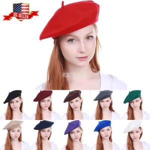 FURTALK Womens Winter Wool French Beret Tam Beanie Hat Cap Wool Beanie FURTALK Womens Winter Wool French Beret Tam Beanie Hat Cap Wool Beanie