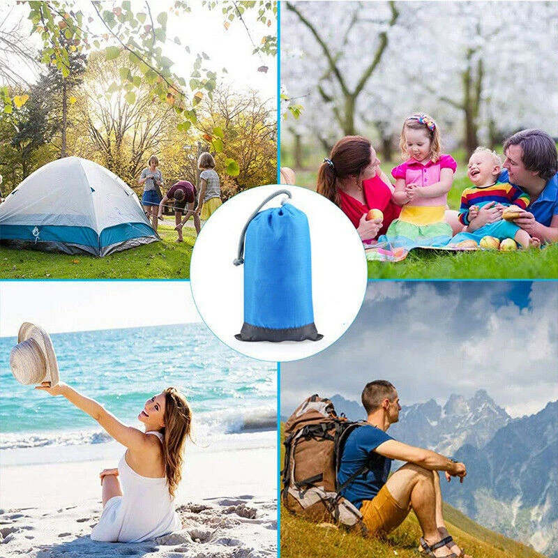 Strandmatte Sandfrei Stranddecke Picknick Decke Campingdecke Strand Tuch 200x210 - Bild 3 von 4