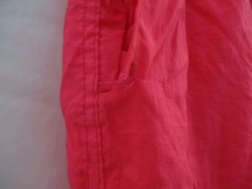 London Fog Pants Neon Pink 14 Large Elastic Lined Windbreaker Bottom Vintage Vtg - Picture 6 of 12