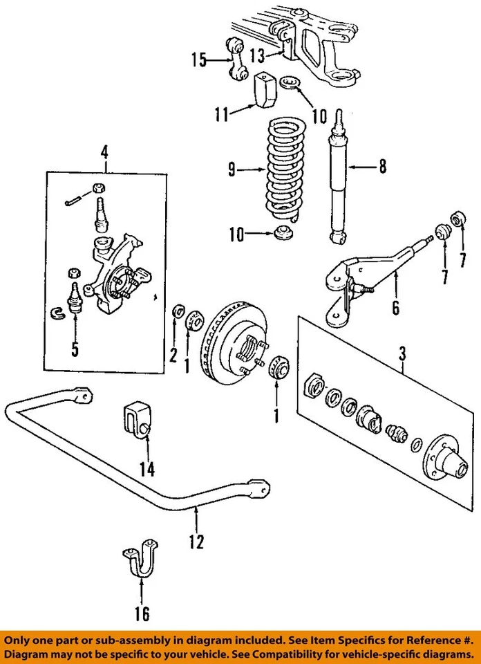 Used Front Suspension Stabilizer Bar fits: 1996 Mazda B-2300 Front Front Grade A Foto 3 de 4