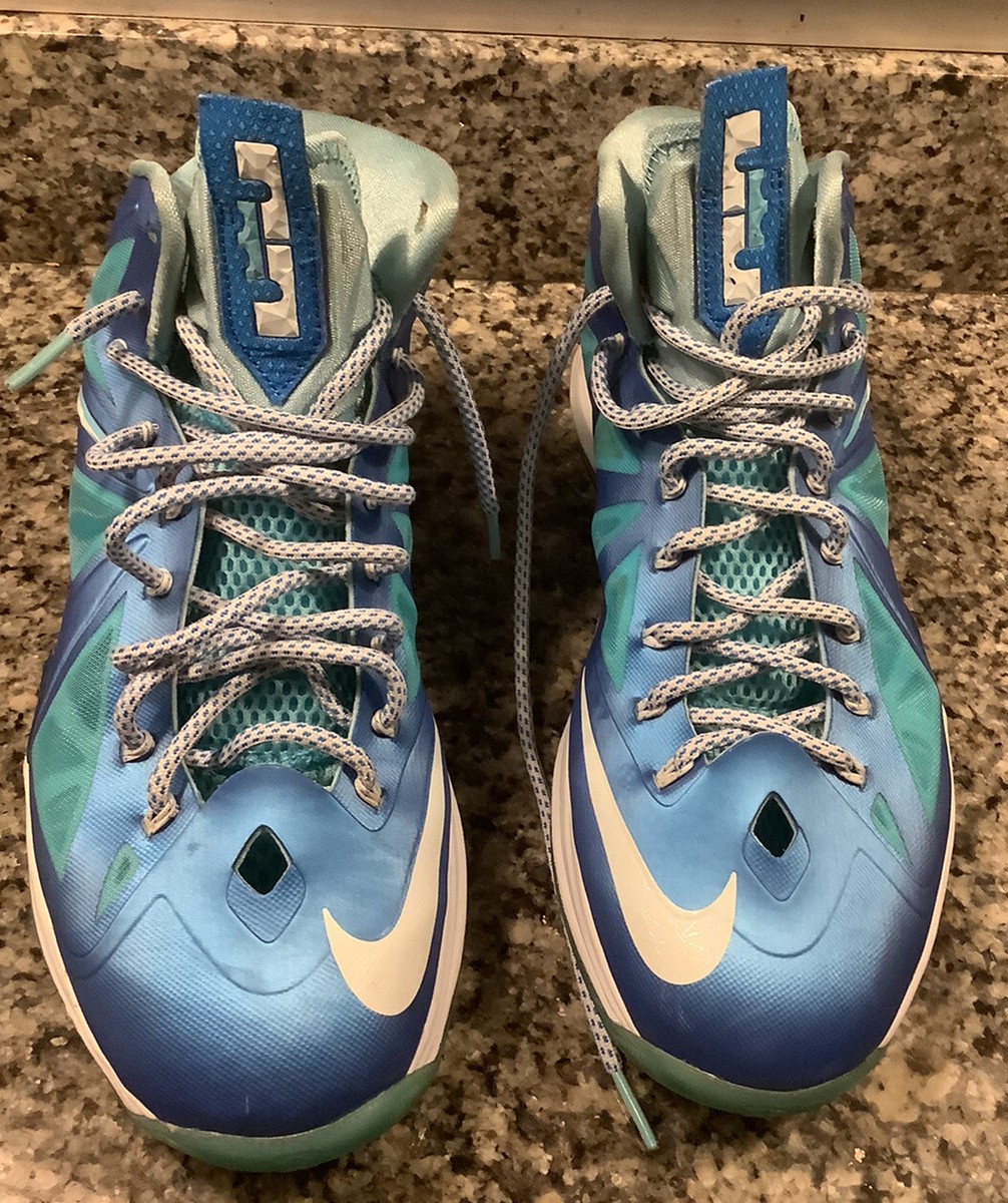 Nike LeBron 10 Blue Diamond Men display picture 1