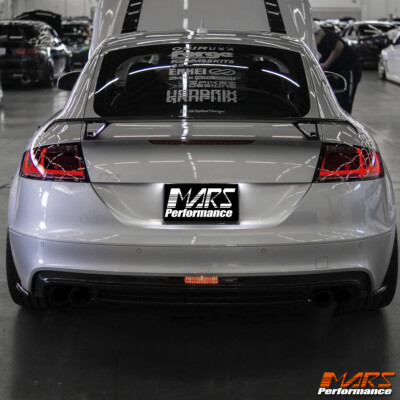 Smoke Red LED 3D Stripe Bar Tail lights & Dynamic Indicator for