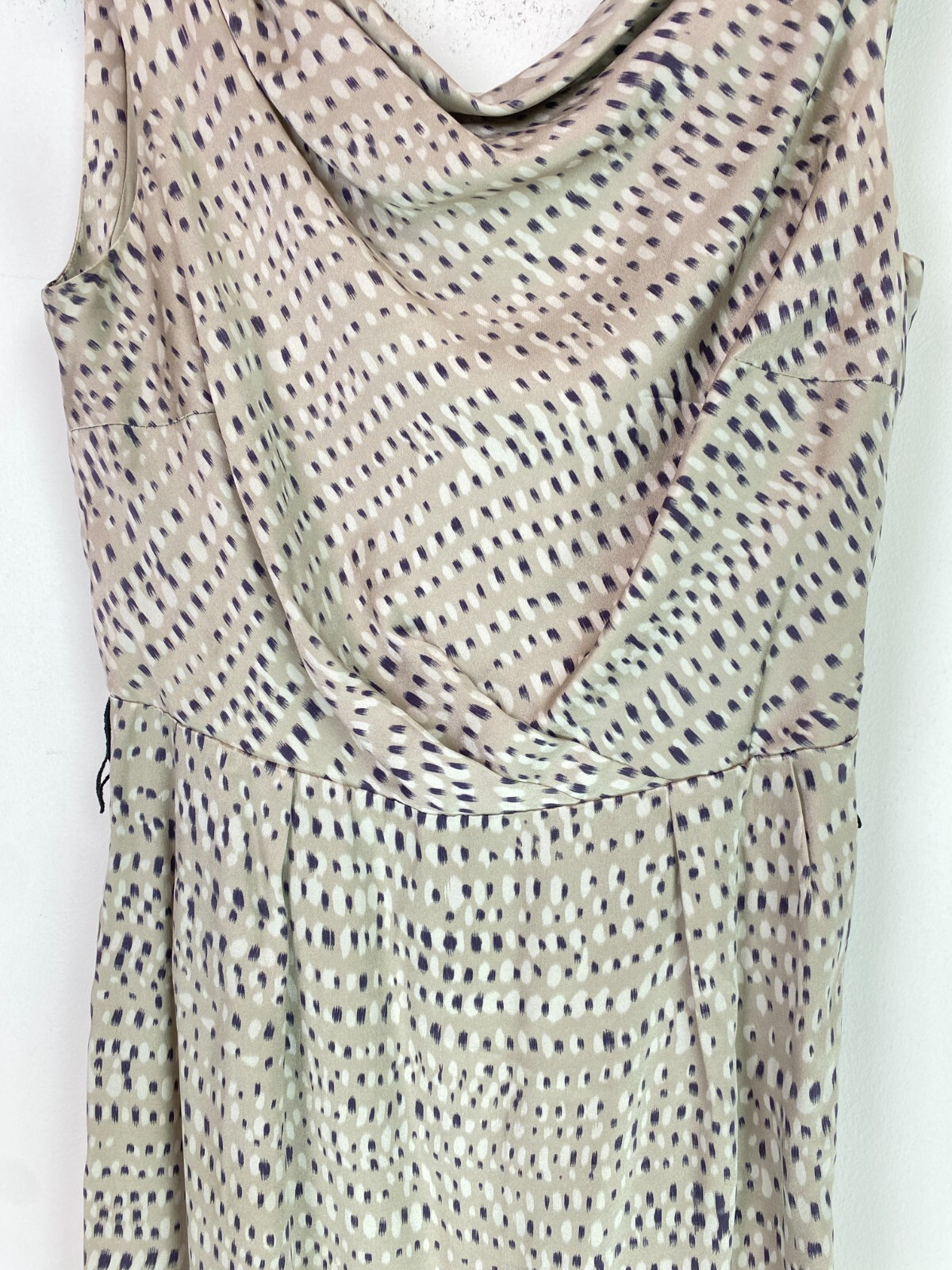 Fenn Wright Manson Beige Black Dot Pattern 100% S… - image 5